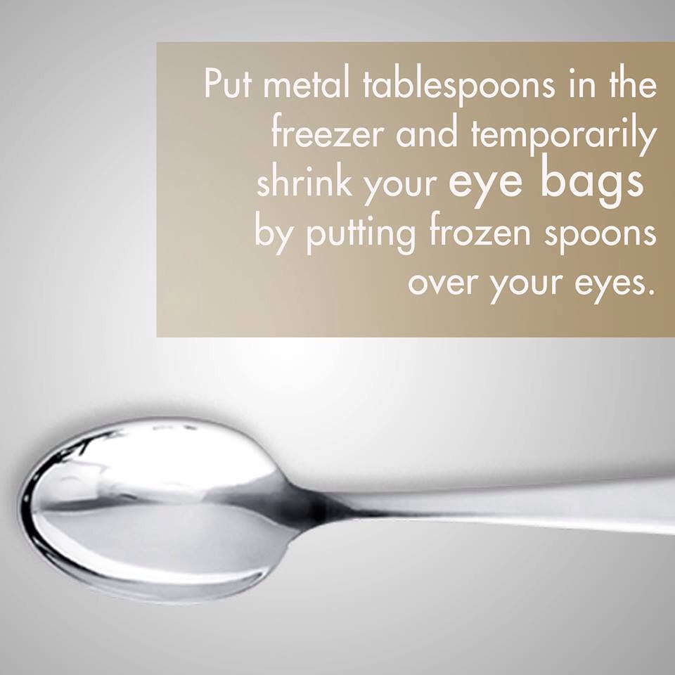 Putting Spoons In The Freezer Overnight Then In The Morning Put Them On
