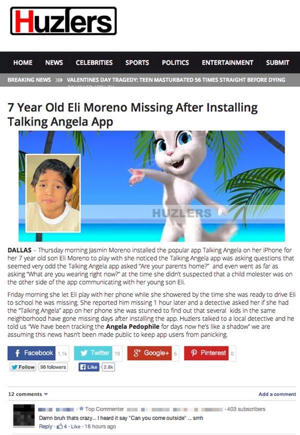 Talking Angela Dangerous Musely