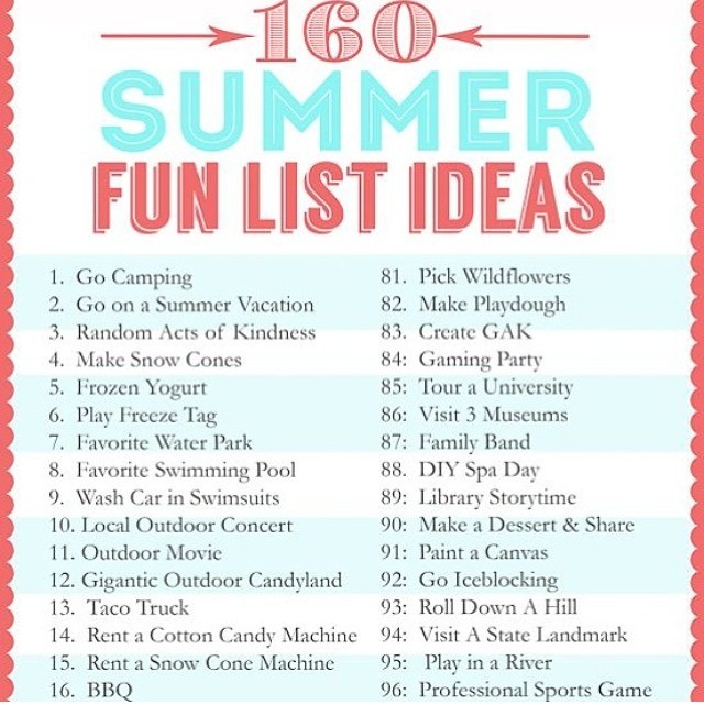 160 Fun Ideas To Do During Summer If You're Bored - Musely