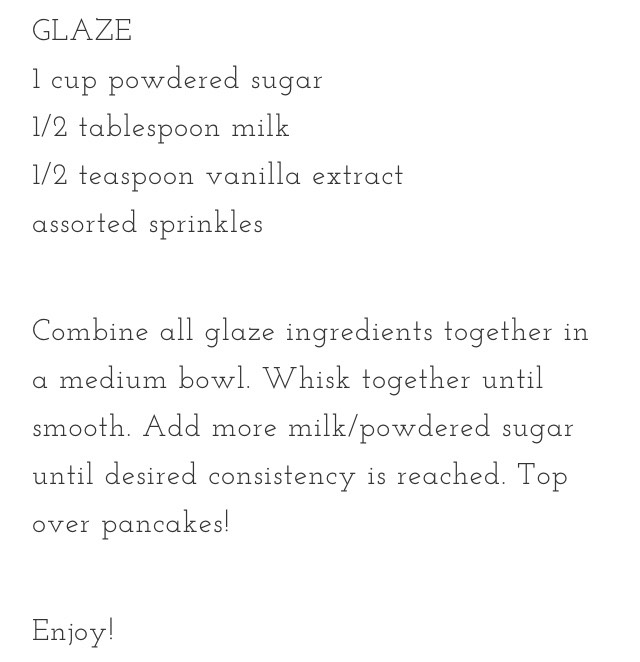 Cake Batter Pancakes ️ Musely