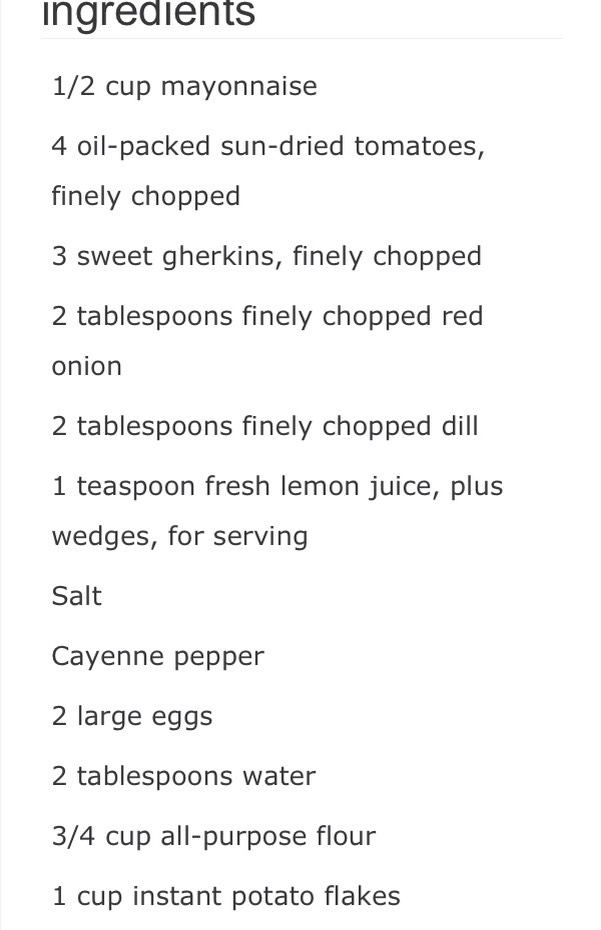 🌀 Crunchy Fish Sticks With Tartar Sauce 🌀 Musely