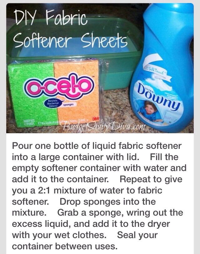 Diy Fabric Softener Sheets Musely
