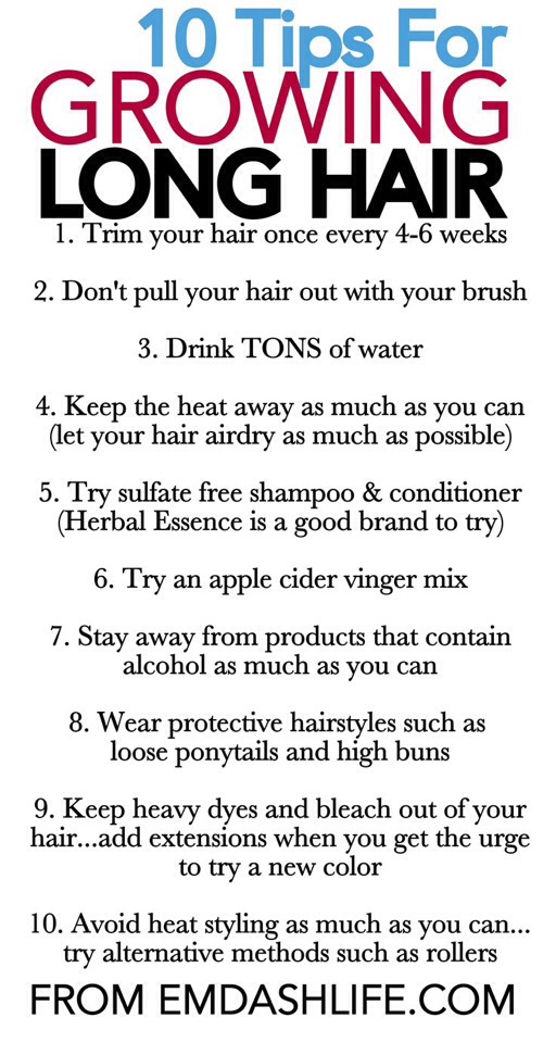 10 Tips For Growing Long Hair By Elizabeth Garcia Musely
