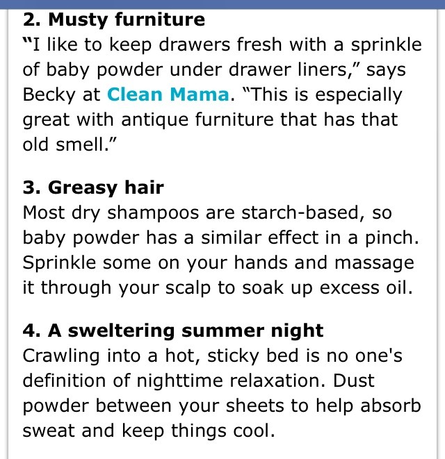 Uses Of Baby Powder By Simran Gulati Musely